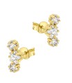 Starry Radiance Silver Stud Earring STS-6948